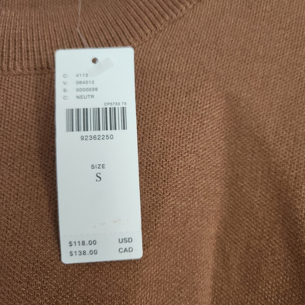NWT By Anthropologie Puff- Sleeve Sweater Size Small - Picture 5 of 7